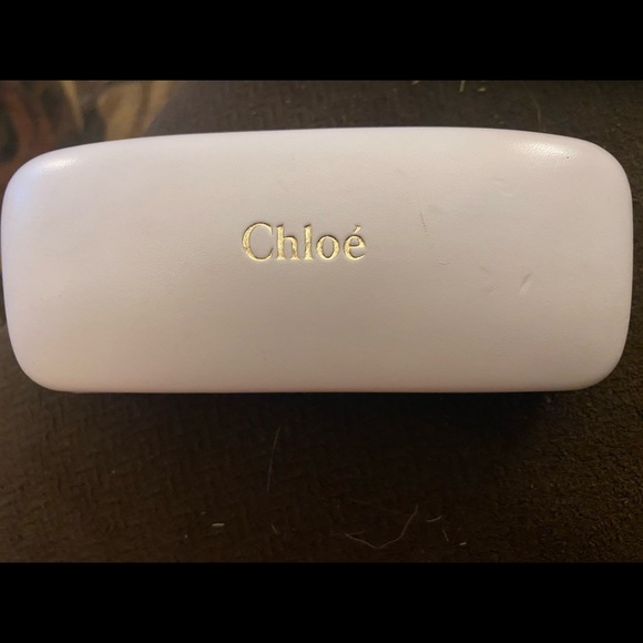 Chloe Accessories - Chloe white hard sunglasses case